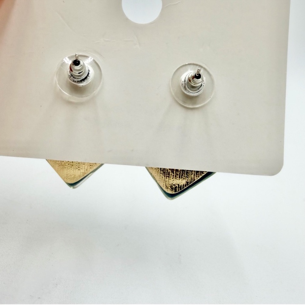 Oceanus Jewelry - Earrings NIP Elegant Gold and Blue Earrings - Picture 3 of 3